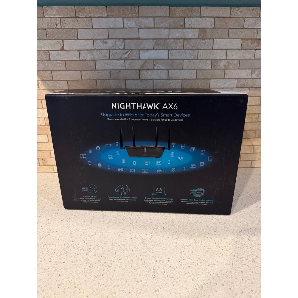 Netgear AX5400 WiFi 6 Router Open Box - Picture 3 of 3